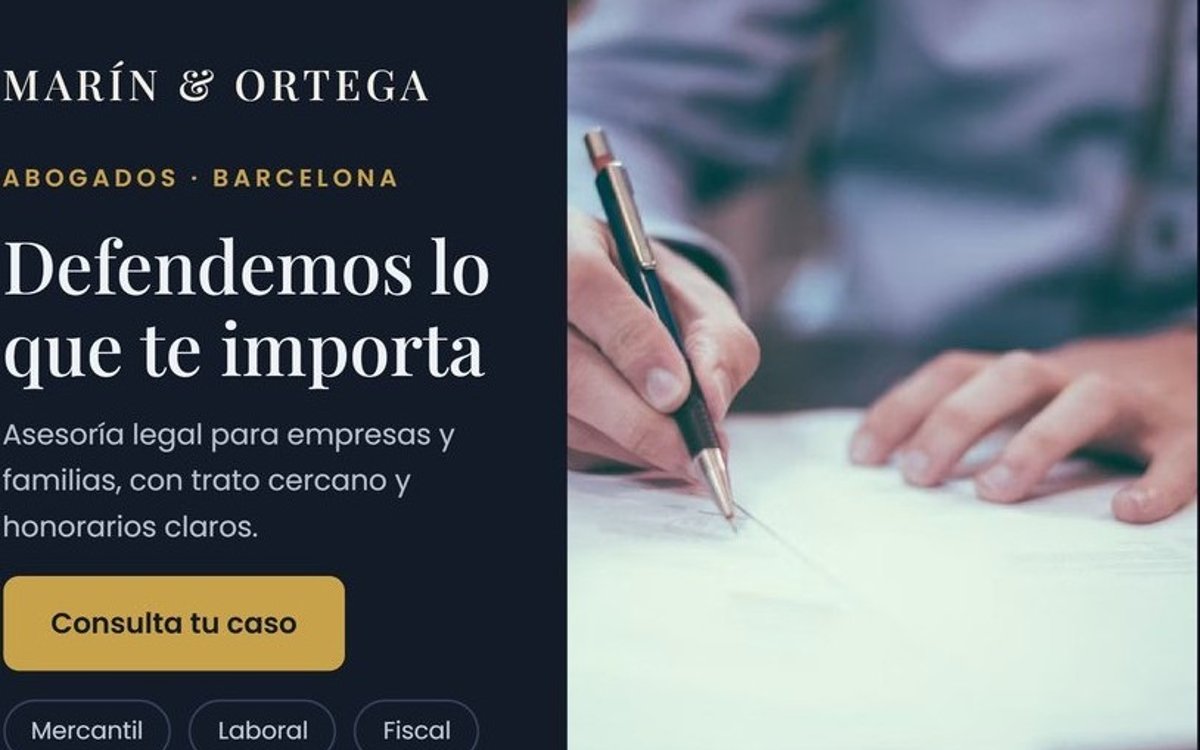 Concepto de diseño de Zolwen para despacho de abogados