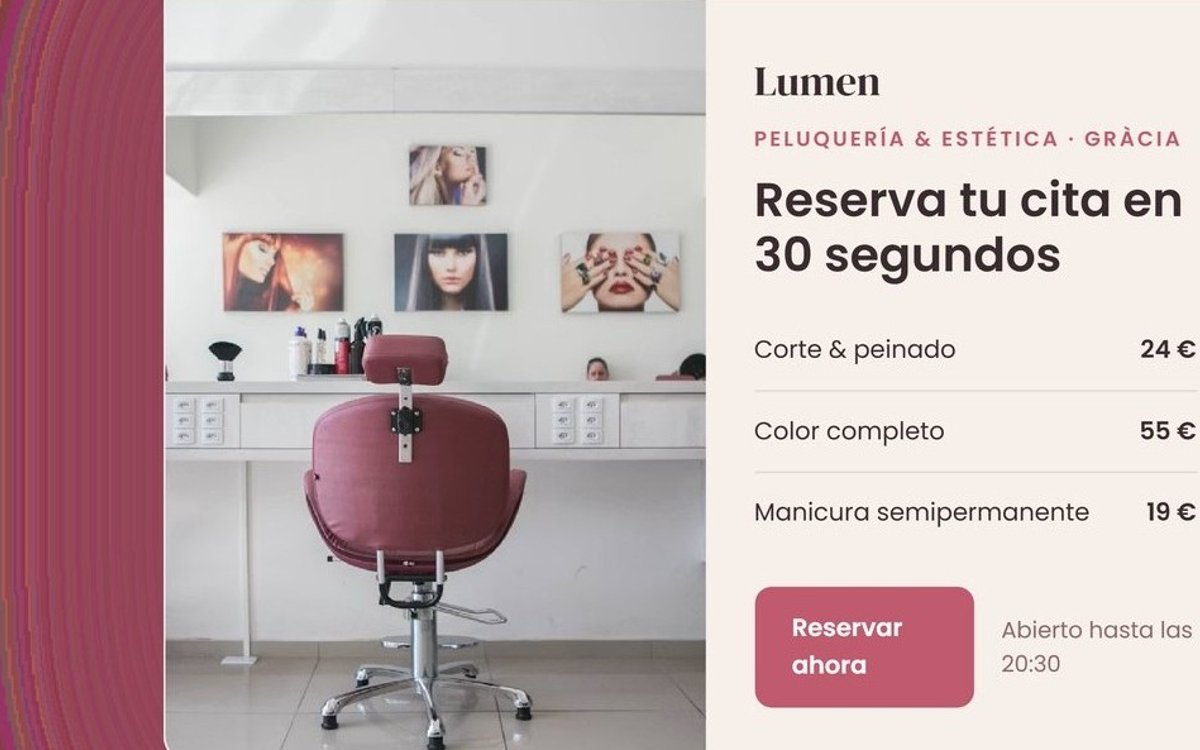 Concepto de diseño de Zolwen para peluquería y estética