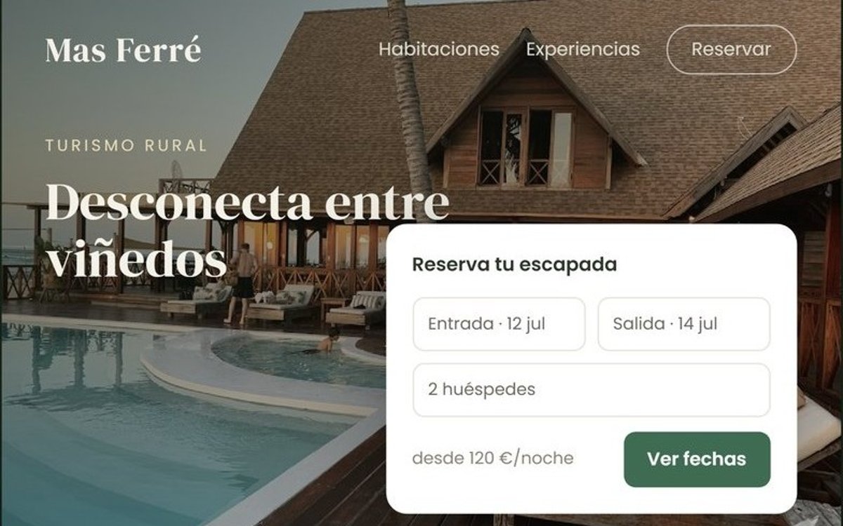 Concepto de diseño de Zolwen para turismo rural